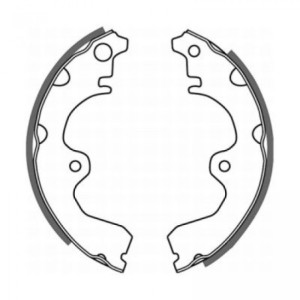 ABE C02047ABE Kit ganasce freno per