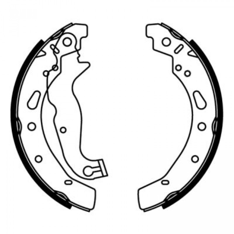 ABE C0G055ABE Kit ganasce freno per