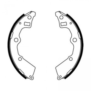 ABE C00321ABE Kit ganasce freno per