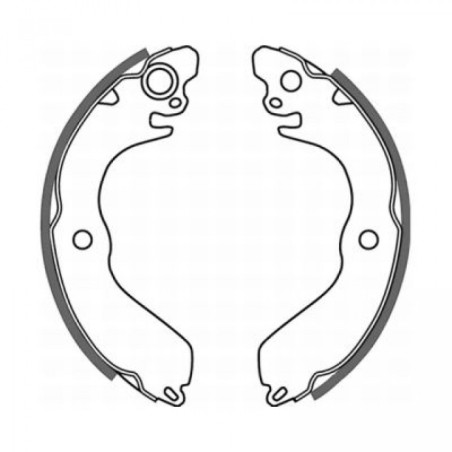 ABE C05031ABE Brake Shoe Set for