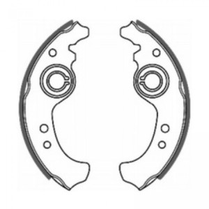 ABE C0F001ABE Kit ganasce freno per