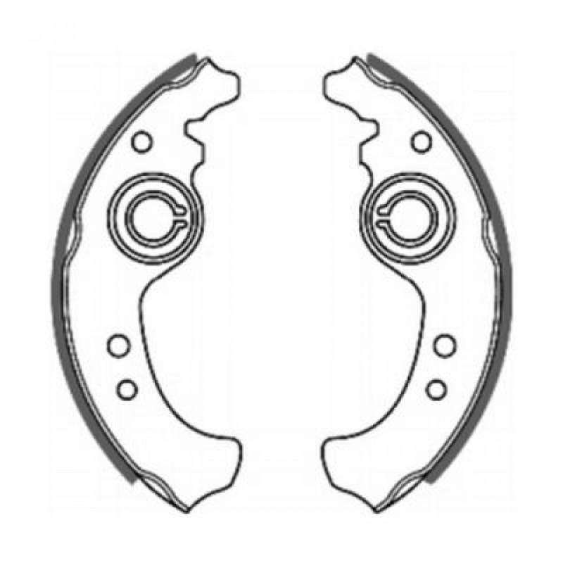 ABE C0F001ABE Brake Shoe Set for