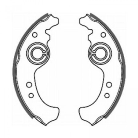 ABE C0F001ABE Brake Shoe Set for