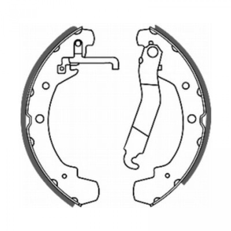 ABE C0W005ABE Brake Shoe Set for