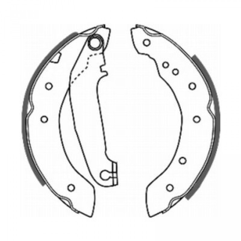 ABE C0V002ABE Brake Shoe Set for