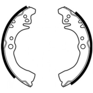 ABE C06017ABE Brake Shoe Set for