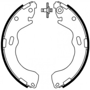 ABE C03047ABE Brake Shoe Set for