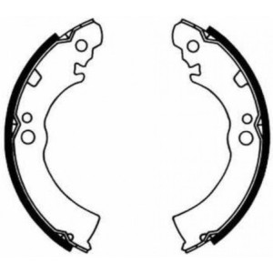 ABE C01003ABE Kit ganasce freno per