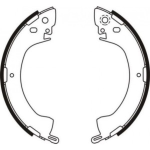 ABE C05001ABE Bremsbackensatz für