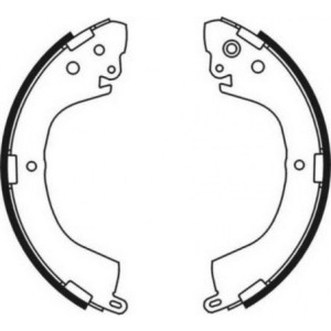 ABE C05058ABE Zestaw szczęk hamulcowych dla