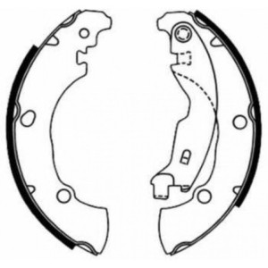 ABE C0F013ABE Kit ganasce freno per