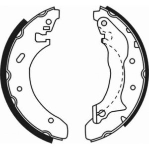 ABE C0G024ABE Brake Shoe Set for