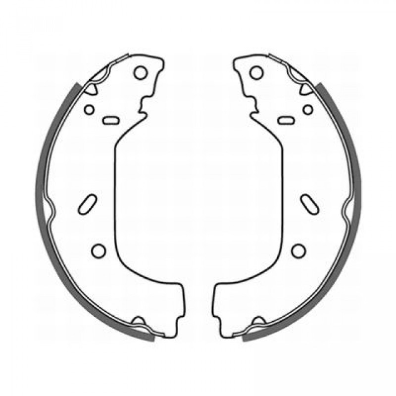 ABE C0P015ABE Brake Shoe Set for
