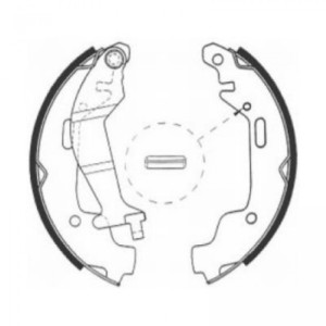 ABE C0X014ABE Sada brzdových čelistí pro