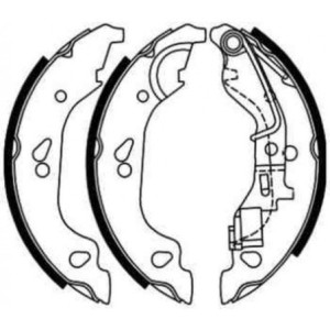 ABE C0F019ABE Brake Shoe Set for