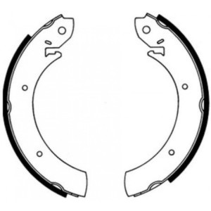 ABE C00502ABE Brake Shoe Set for
