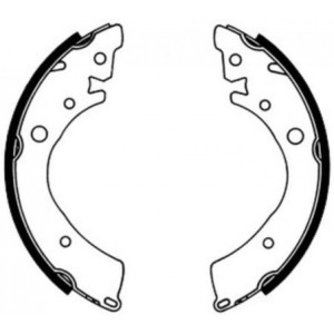 ABE C04010ABE Kit ganasce freno per