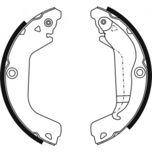 ABE C00013ABE Brake Shoe Set for