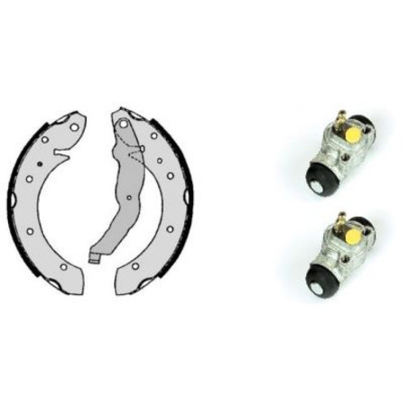 BREMBO H 06 009 Jeu de mâchoires de frein arrière pour BMW 3