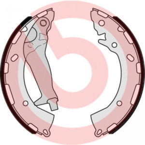 BREMBO S 30 525 Juego de zapatas de frenos trasero para I20 Active Rio i10 Stonic Accent Elantra