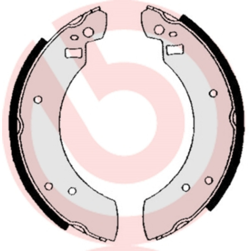 BREMBO S 24 502 Brake Shoe Set Rear for Ford Capri Escort
