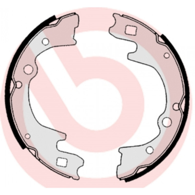 BREMBO S 30 515 Brake Shoe Set Rear for E-Series Bongo E-serie K2500 K2700 K2900 Porter