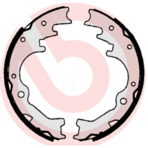 BREMBO S 49 517 Sada brzdových čelistí zadní pro Mazda B-Series