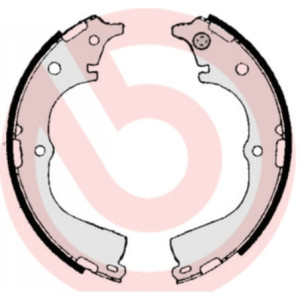 BREMBO S 83 533 Juego de zapatas de frenos trasero para HiAce Transporter