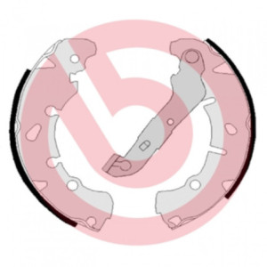 BREMBO S 24 533 Zestaw szczęk hamulcowych tył dla Fiesta Fusion 2 121