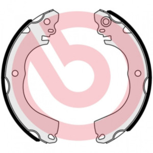 BREMBO S 61 543 Juego de zapatas de frenos trasero para Tiida Mirage / Space Star C-Zero i iOn