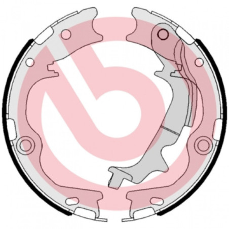 BREMBO S 30 537 Juego de zapatas de frenos trasero para Sportage ix35 Tucson