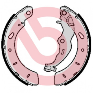 BREMBO S 24 551 Kit ganasce freno posteriore per Focus B-Max Transit Puma Fiesta