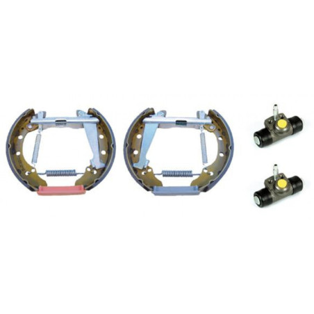 BREMBO K 85 029 Sada brzdových čeľustí zadné pre Golf Lupo Arosa 80 A2 Vento Polo