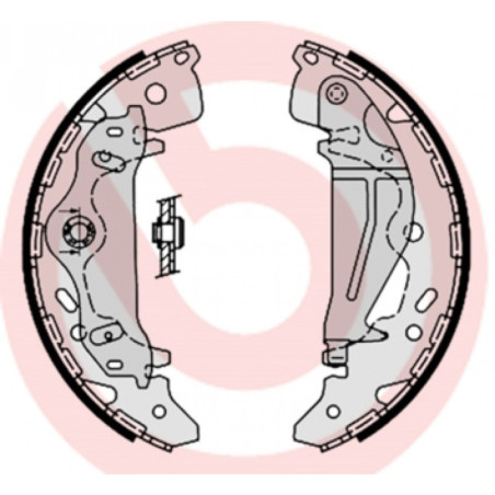 BREMBO S 30 521 Sada brzdových čeľustí zadné pre Kia Carnival