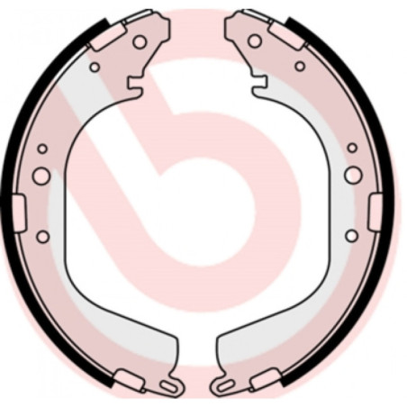 BREMBO S 56 532 Brake Shoe Set Rear for Land Cruiser Patrol