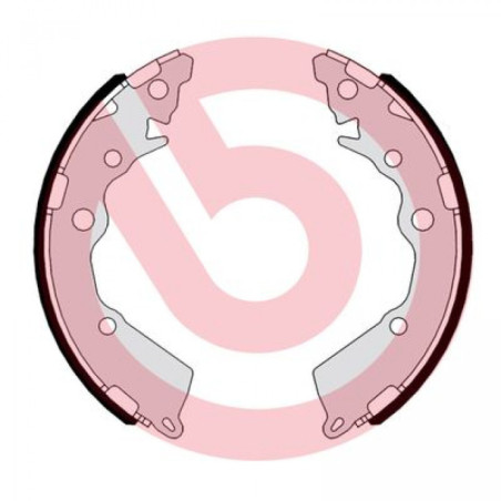 BREMBO S 30 542 Sada brzdových čelistí zadní pro Kia Picanto