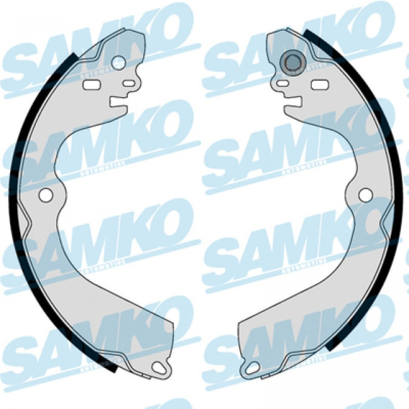 SAMKO 81118 Brake Shoe Set Rear for