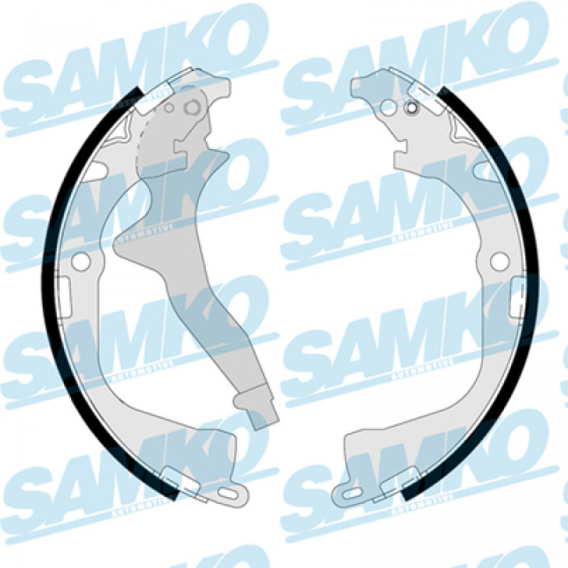 SAMKO 81134 Juego de zapatas de frenos para