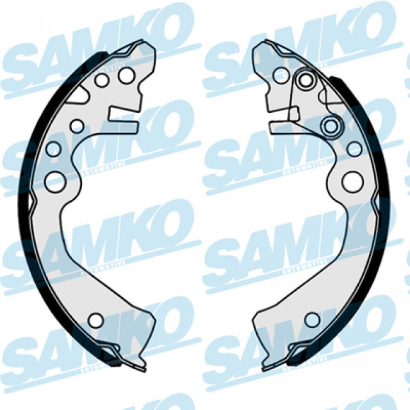 SAMKO 81142 Kit ganasce freno per