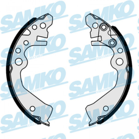 SAMKO 81142 Kit ganasce freno per