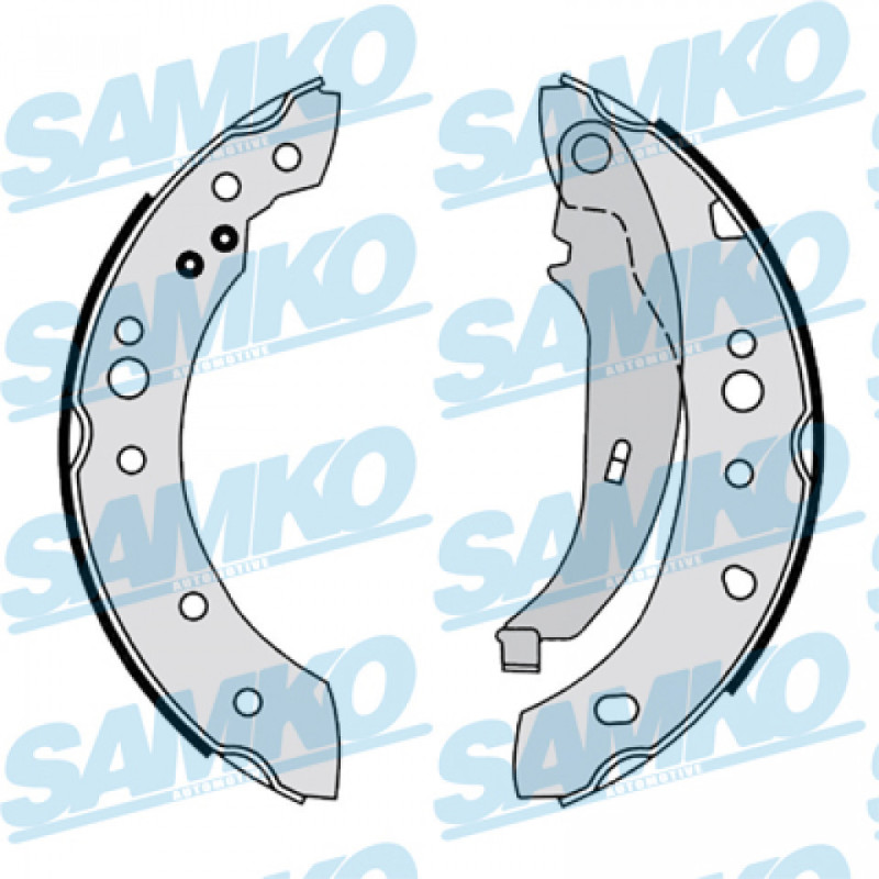 SAMKO 81161 Kit ganasce freno per