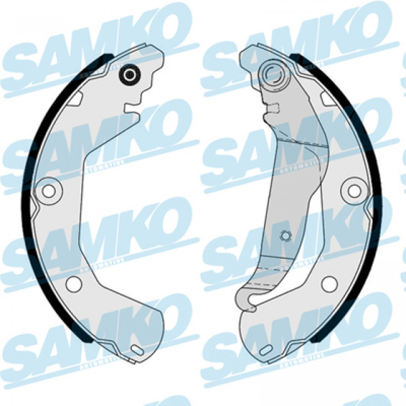 SAMKO 81163 Juego de zapatas de frenos para