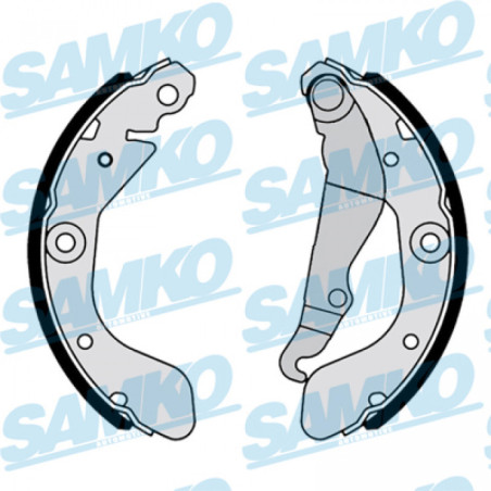 SAMKO 81168 Juego de zapatas de frenos para