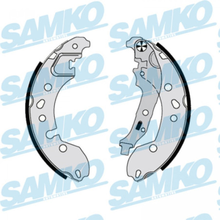 SAMKO 81176 Bremsbackensatz für