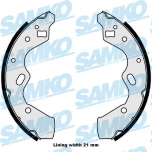 SAMKO 88050 Brake Shoe Set Rear for