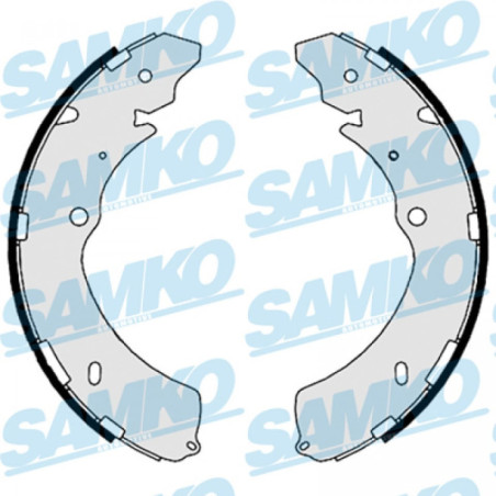 SAMKO 88910 Brake Shoe Set Rear for