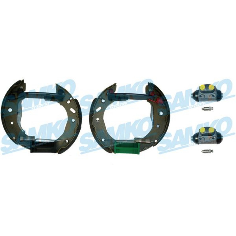 SAMKO KEG412 Juego de zapatas de frenos para