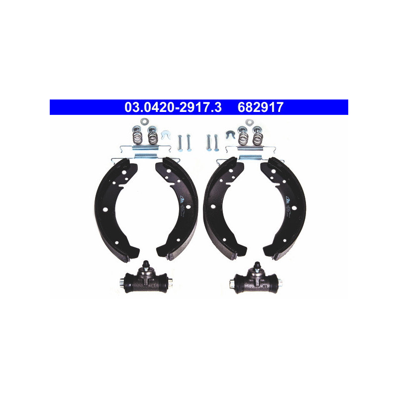 ATE 03.0420-2917.3 Brake Shoe Set Rear for VW KAEFER Safari
