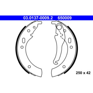ATE 03.0137-0009.2 Juego de zapatas de frenos trasero para BMW 3 5 1500-2000