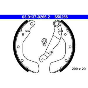 ATE 03.0137-0266.2 Kit ganasce freno posteriore per Corsa Astra Nova Tigra Corsavan